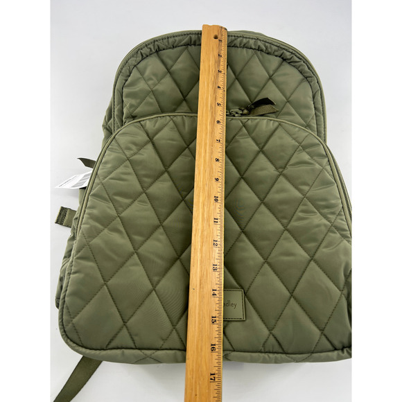 Vera Bradley Backpack Ultralight L Bag School College Green Sage Quilted New main image 6